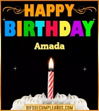 GIF GiF Happy Birthday Amada